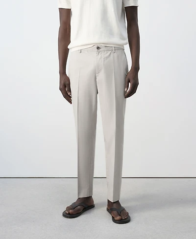 Mango Men's Slim-Fit Cotton-Lyocell-Blend Pants