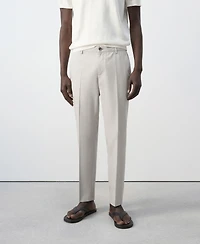 Mango Men's Slim-Fit Cotton-Lyocell-Blend Pants
