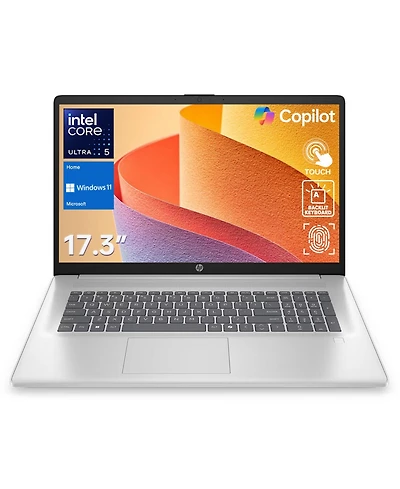 Hp 17.3" Touchscreen Business Copliot Ai Laptop, Intel Core Ultra 5 225U, 64GB DDR5 Ram, 2TB Ssd, Wi-Fi 6, Win11 Home