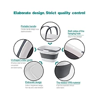 Piscifun 4.2 Gallon Collapsible Bucket Durable Lightweight Portable For Cleaning Camping Multiuse