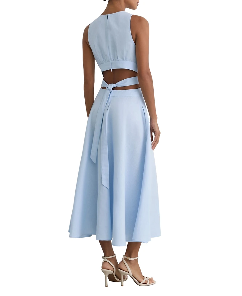 Reiss Women's Hazel Fit & Flare Cutout Midi Dress