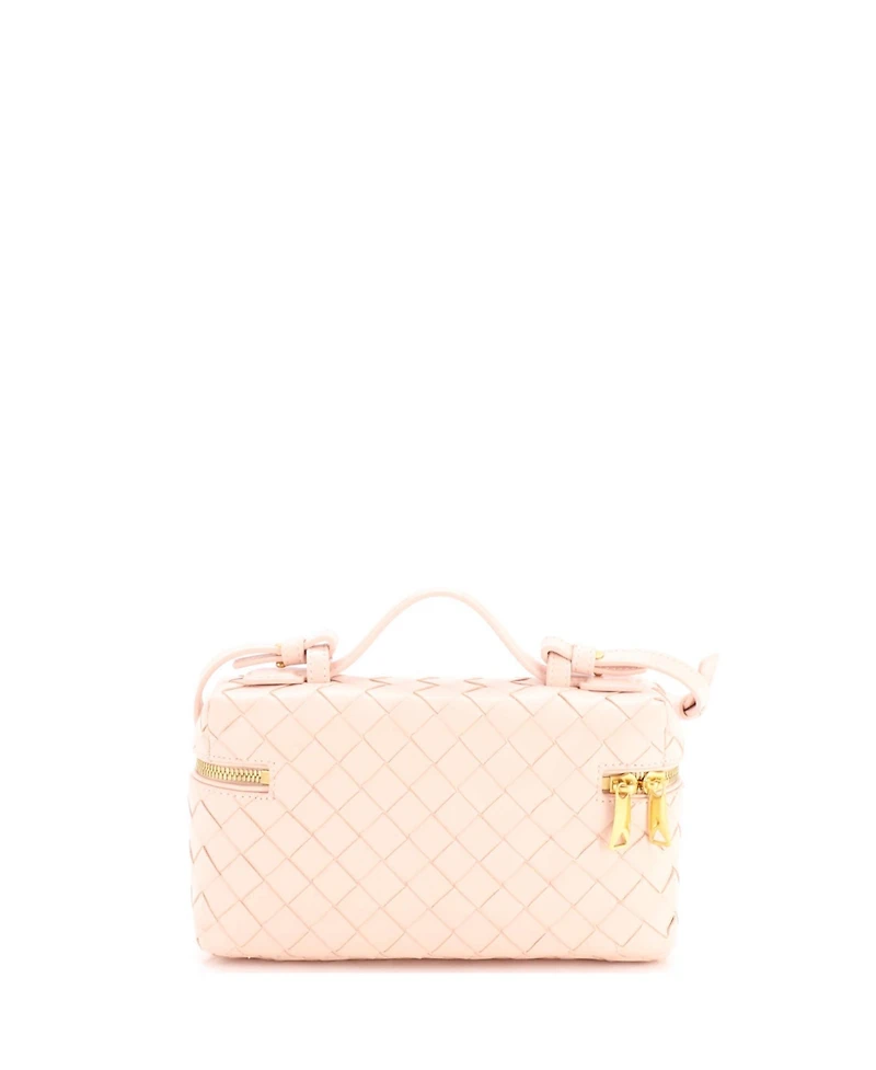 Pre-Owned Bottega Veneta Bang Bang Vanity Case Intrecciato Leather