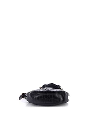 Pre-Owned Balenciaga Xs Le Cagole Giant Studs Shoulder Bag Embossed Leather
