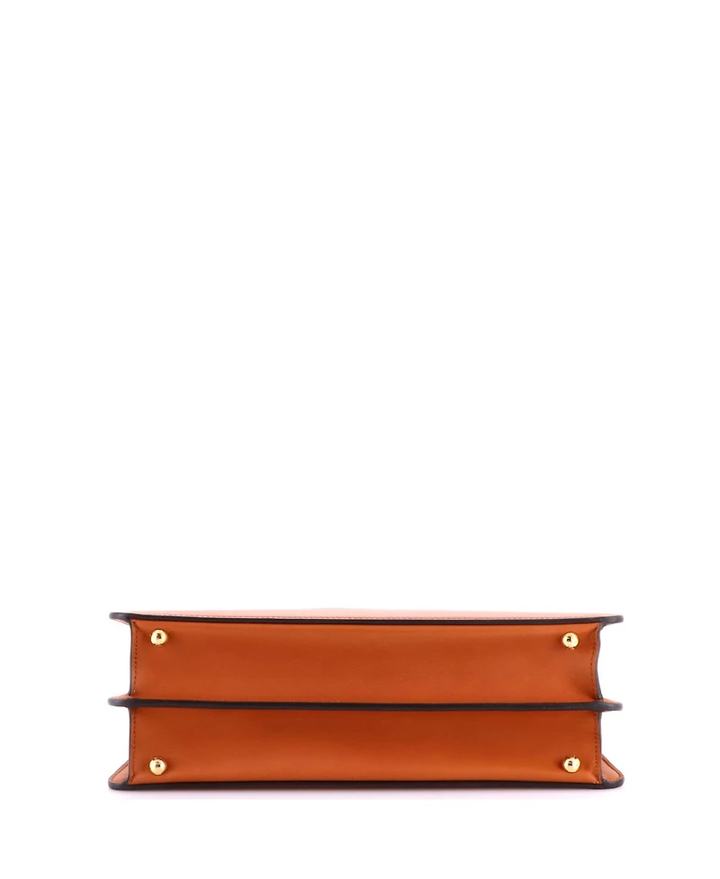 Pre-Owned Fendi Medium Peekaboo ISeeU Bag Leather