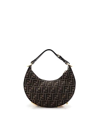 Pre-Owned Fendi Small Fendigraphy Bag Zucca Canvas