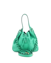 Pre-Owned Versace Large La Medusa Bucket Leather