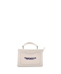 Pre-Owned Off White Jitney 1.4 Bag Printed Leather
