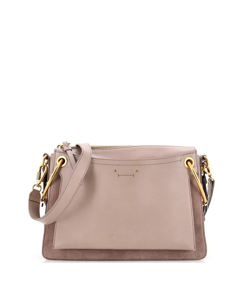 Pre-Owned Chloe Medium Roy Shoulder Bag Leather