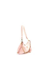 Pre-Owned Prada Mini Re-Edition Shoulder Bag Shearling
