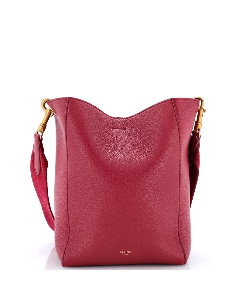 Pre-Owned Celine Small Sangle Seau Bag Calfskin