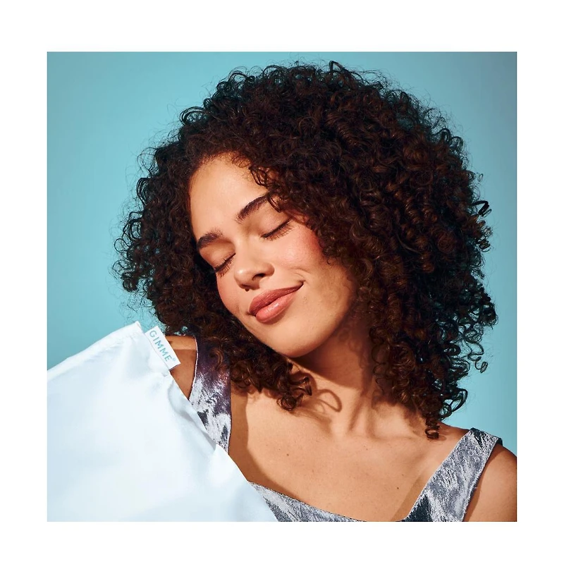 Gimme Beauty Satin Pillowcase Ultra Gentle Hair and Skin Care Luxury Bedding Reduces Frizz and Breakage Queen Size, 20" x 30"