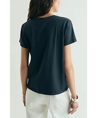 Scalpers Women's Basic V-neck T-shirt