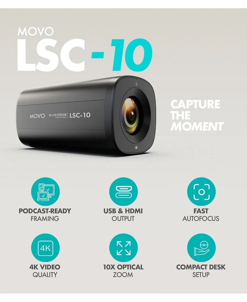 Movo 4K Two-Person Video Podcast Equipment Bundle