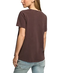 Lucky Brand Women's Western Hamsa Classic Crew Graphic T-Shirt