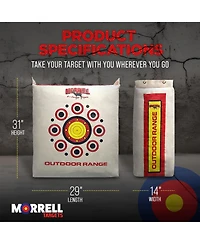 Morrell Targets Morrell Outdoor Weatherproof Range Adult Field Point Archery Bag Target