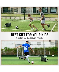 Hongge 32 x 12 in Foldable Hdpe Soccer Kickback Rebound Board