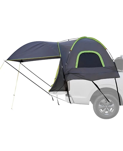 Hongge 8.0 to 8.2 feet Pickup Truck Bed Tent with Extendable Awning