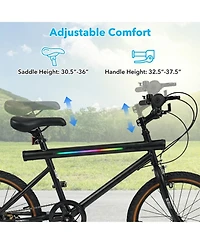 Hongge 20-Inch Led Commuter Bike with Wireless Stereo Speakers