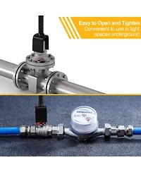 Xdovet Water Meter Key and 4-Way Utility Key T-Handle Valve Tool