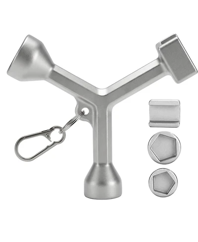 Xdovet Curb Stop Wrench Pentagon Valve Shut Off Tool