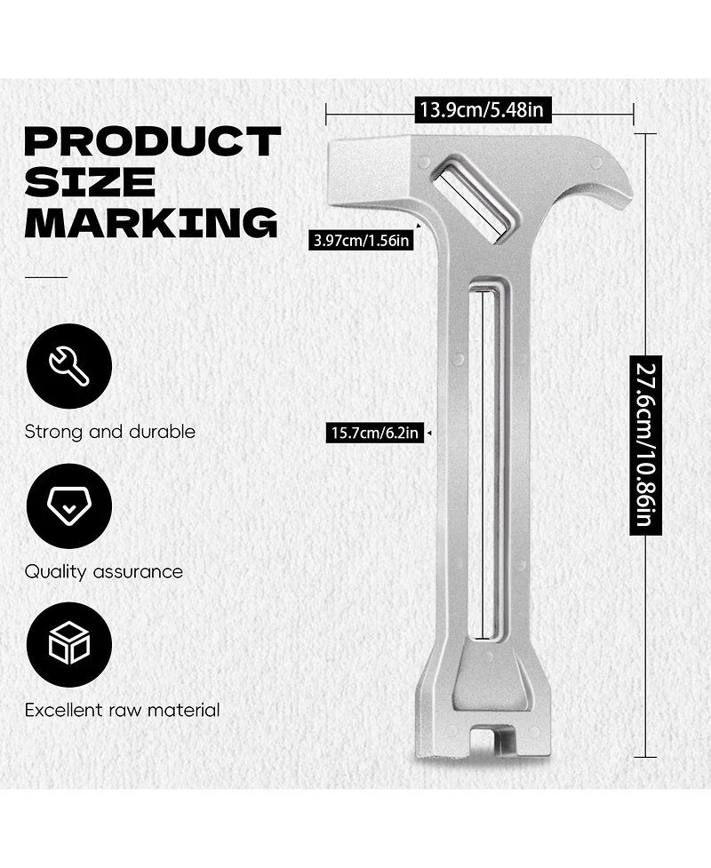 Xdovet 4-in-1 Gas Water Shut Off Wrench Emergency Tool