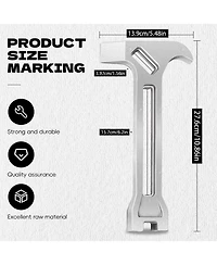 Xdovet 4-in-1 Gas Water Shut Off Wrench Emergency Tool
