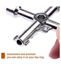 Xdovet Electrical Cabinet Key 4 Way Utilities Triangle Square Cross