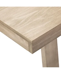 Plank+Beam 94" Classic Solid Wood Dining Table Set with 2 Benches