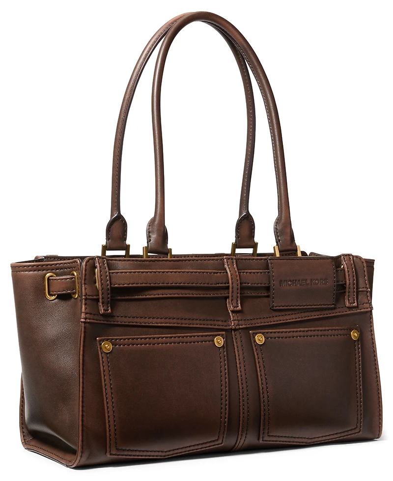 Michael Michael Kors Hamilton Moderne Large East West Shoulder Tote Handbag