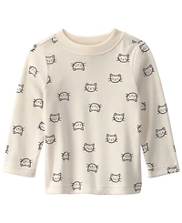 Carters Baby Girls' Cat Long-Sleeve Top and Corduroy Overall, 2-Piece Set