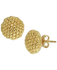 Macy's Beaded Stud Earrings in 14k Yellow Gold