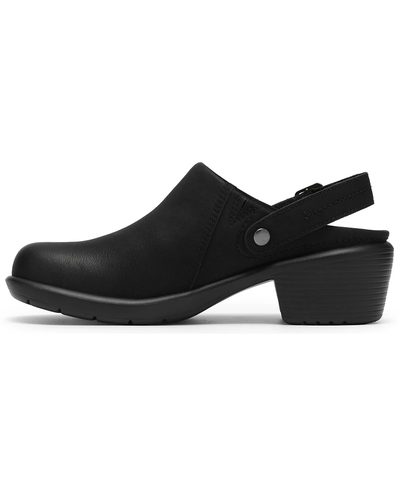 Clarks Collection Women's Kynnzie Round Toe Mule Pumps