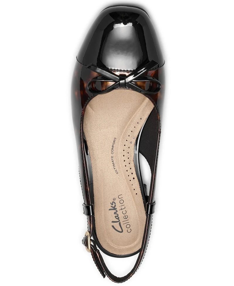 Clarks Women's Iridessa Buckle Block Heel Pumps