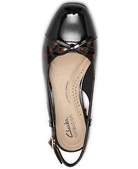 Clarks Women's Iridessa Buckle Block Heel Pumps