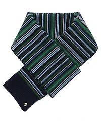 kate spade new york Women's Garter Stitch Stripe Knit Scarf