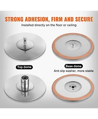 Hongge 45mm Stainless Steel Spinning Static Dancing Pole Kit