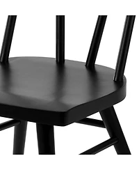 Plank+Beam Solid Wood Windsor Dining Chair Set of 4