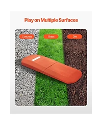 Hongge 127 in Portable Baseball Pitching Mound with Rubber Plate