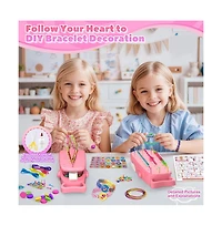 Bruce & Shark Bracelet Making Kit, Make 8 Bracelets, Whale-Shaped Storage Box