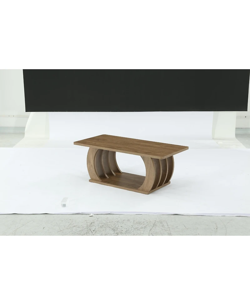 Tribesigns Rustic End Table,Wooden Side Table with Sturdy Base, Farmhouse Narrow Nightstand with Storage Shelf