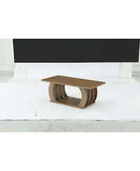 Tribesigns Rustic End Table,Wooden Side Table with Sturdy Base, Farmhouse Narrow Nightstand with Storage Shelf
