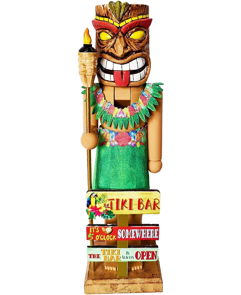 Santa's Workshop 14" Tiki Man Nutcracker