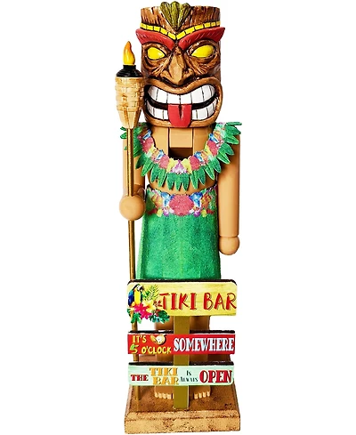 Santa's Workshop 14" Tiki Man Nutcracker