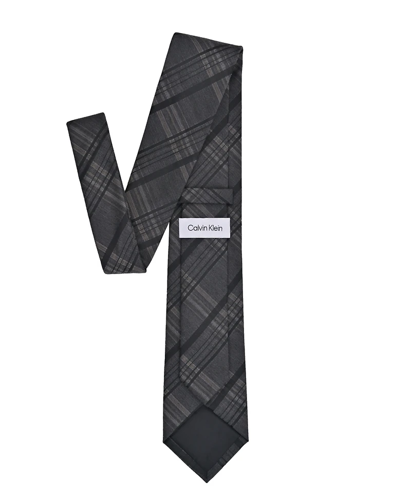 Calvin Klein Men's Cedar Plaid Tie