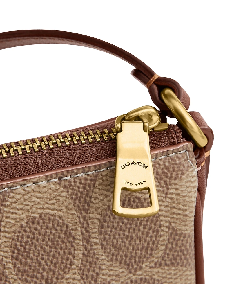 Coach Plaza Signature Leather Mini Shoulder Handbag 18