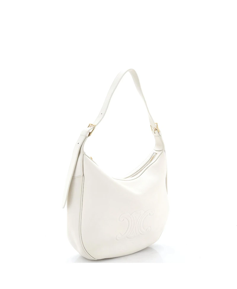 Pre-Owned Celine Medium Heloise Shoulder Bag Triomphe Embossed Leather