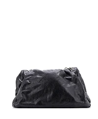 Pre-Owned Balenciaga Large Monaco Chain Flap Shoulder Bag Leather