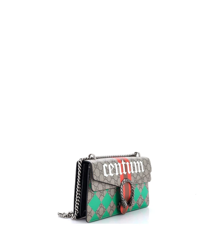 Pre-Owned Gucci Small Dionysus Bag Printed Gg Coated Canvas