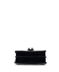 Pre-Owned Gucci Small Dionysus Bag Crystal Embellished Suede