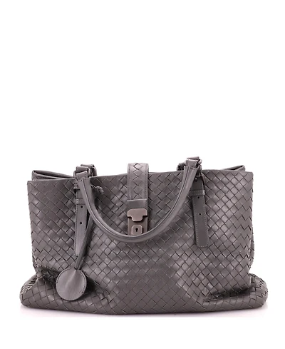 Pre-Owned Bottega Veneta Medium Roma Bag Intrecciato Nappa